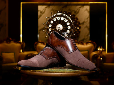Nobelwood Lace-up – Handcrafted Suede & Leather Oxford