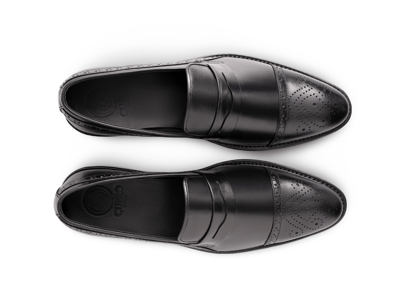 Deyoshi Black Men's Leather Loafers Shoes – Handcrafted Luxury