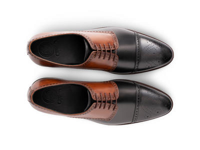 Two-Toned Alfred Formal Lace-Up Shoes – Elegance for the Modern Gentleman