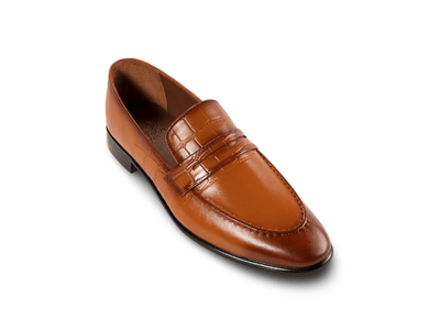 Hudson Mustard Leather Loafers for Men - All-Day Comfort & Style