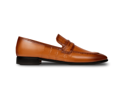 Hudson Mustard Leather Loafers for Men - All-Day Comfort & Style