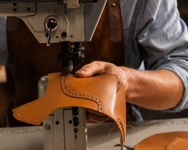 Artisan shoemaking detail