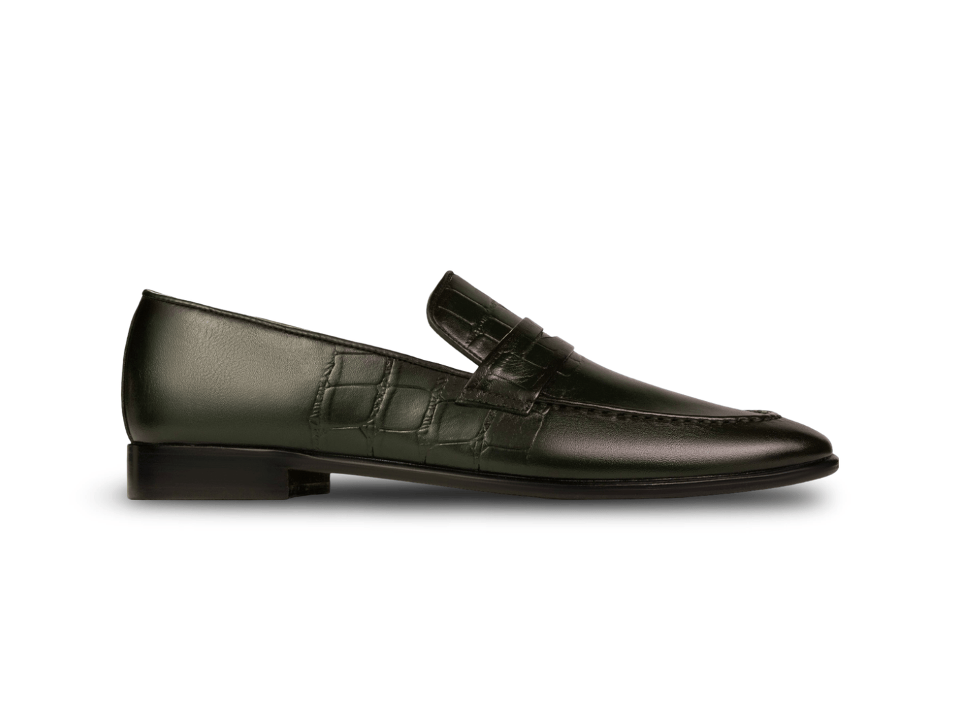 Best Carlton Men Leather Olive Loafers – Handmade for Comfort & Style