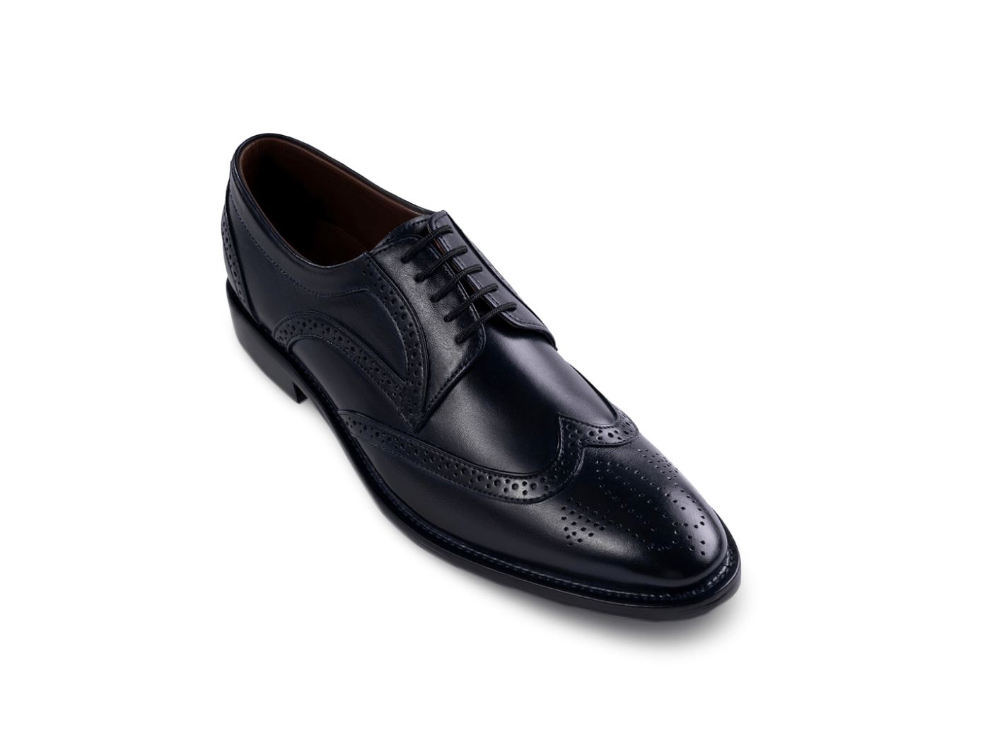 Leonardo Blue Lace-Up Shoes – Bespoken for the Modern Gentleman