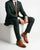 The Shelby Brogue – Cognac Wingtip Dress Shoes