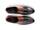 The Kensington Two-Tone men’s cognac and black cap-toe oxford dress shoes top view