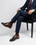 The Kensington Two-Tone – Cognac & Black Cap-Toe Oxford Dress Shoes